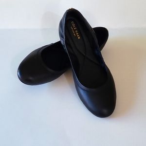 Cole Haan Black Leather Ballet Flats Size 9 B